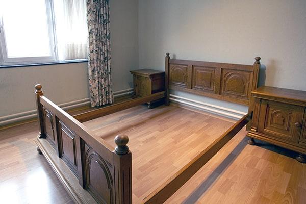 our team is equipped to handle bed frame removal for all sizes and weights of bed frames